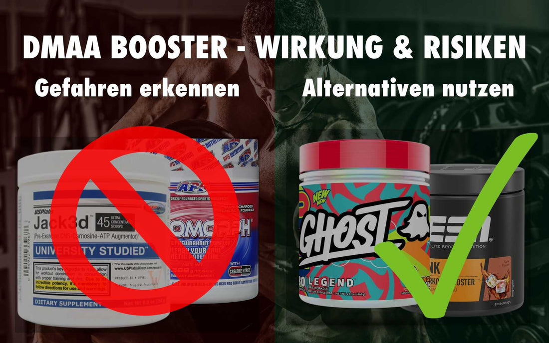 DMAA Booster – Risiken, Nebenwirkungen &amp; sichere Alternativen im Überblick