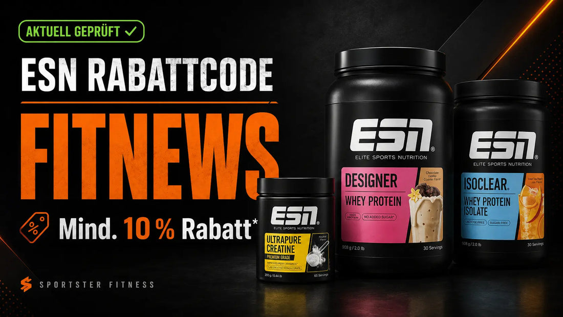 ESN Rabattcode September 2026: Mit FITNEWS bis zu 50% sparen 🥇
