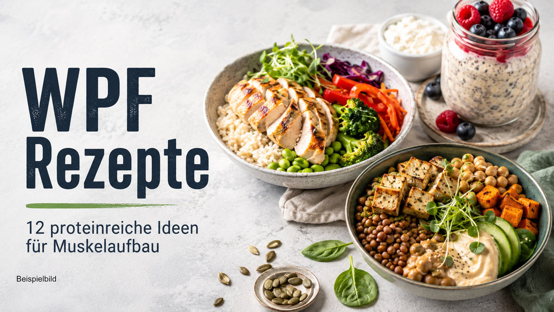 12 WPF Rezepte für Muskelaufbau: proteinreich, einfach und abwechslungsreich