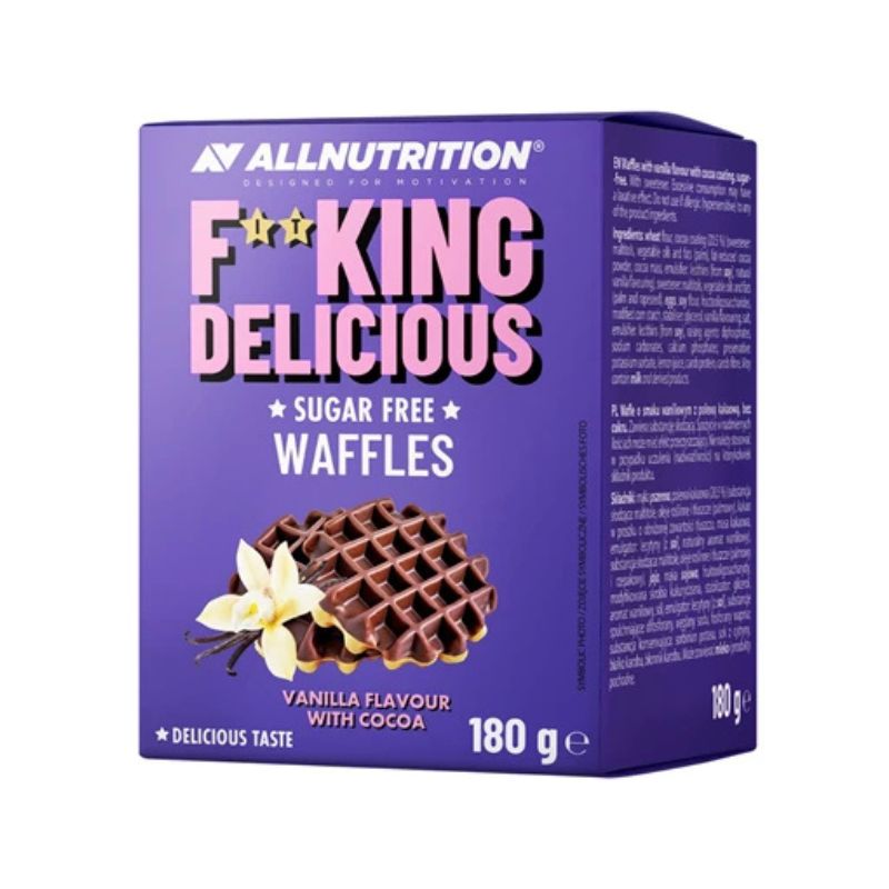 All Nutrition F*cking Delicious Sugarfree Waffles Vanilla Choco