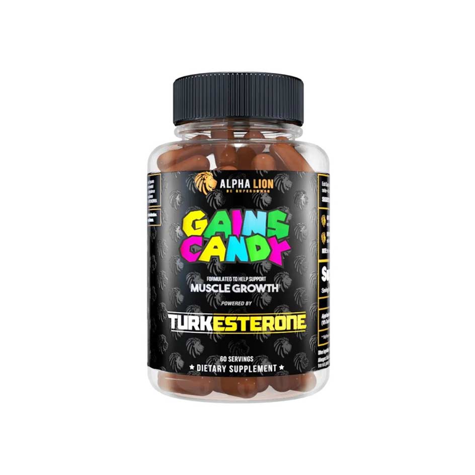Alpha Lion Alpha GAINS CANDY™ Turkesterone 60 caps (MHD-Ausverkauf)