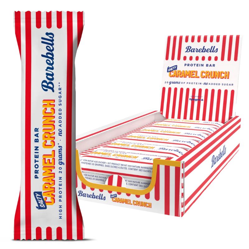 Barebells Protein Bar 12 x 55 g BOX Salty Caramel Crunch