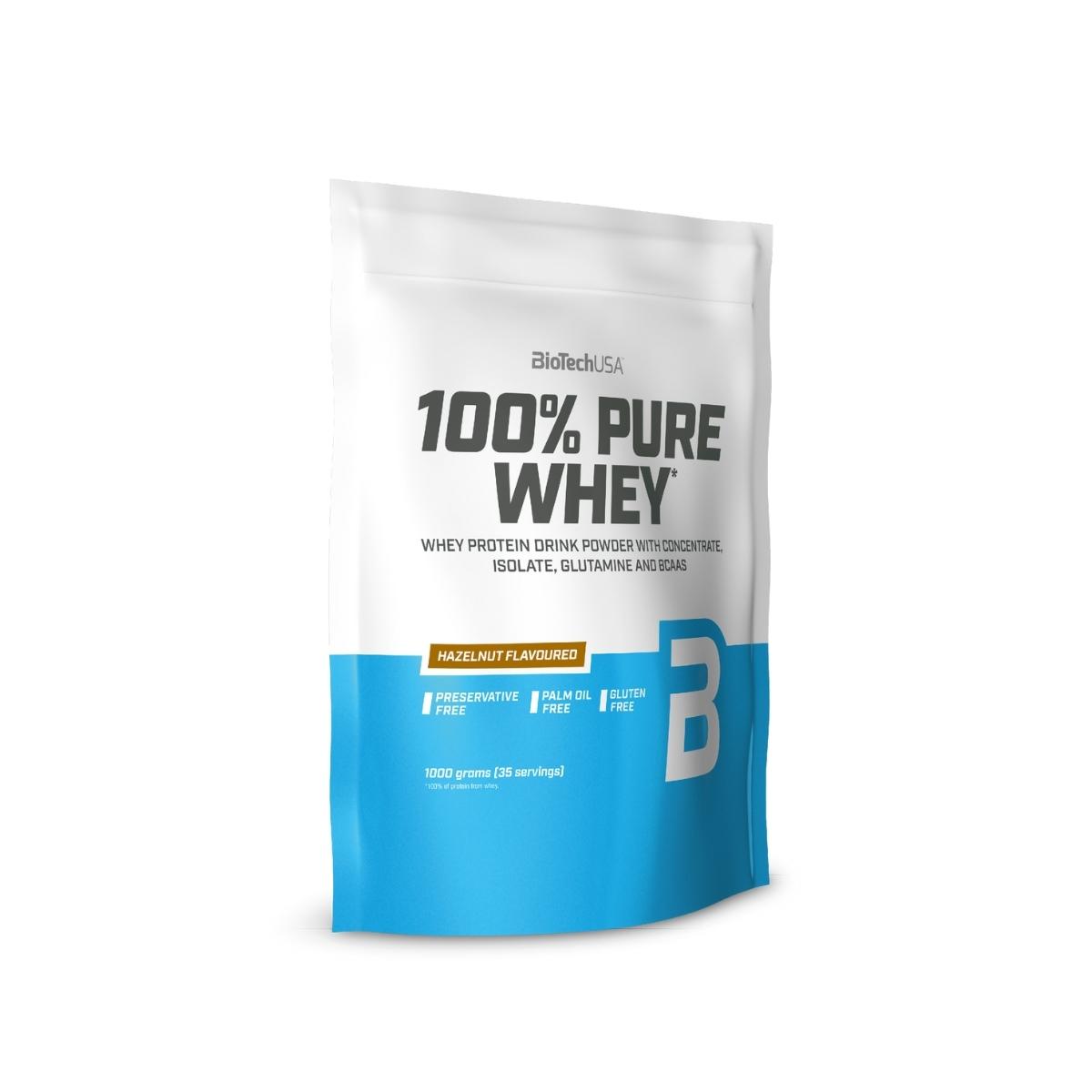 BioTechUSA 100% Pure Whey 1000g Hazelnut