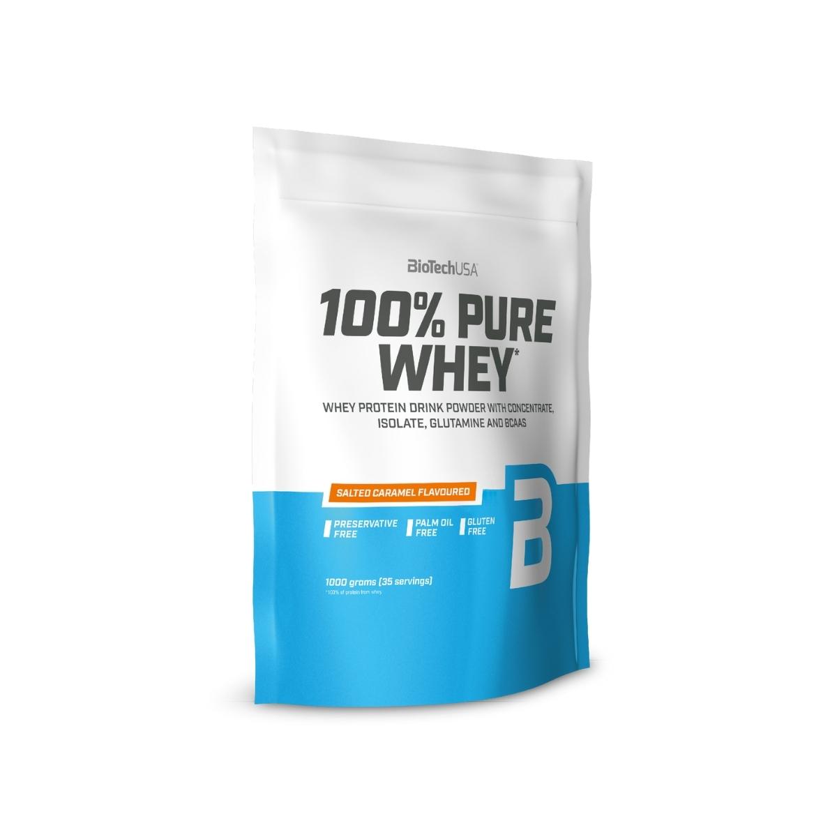 BioTechUSA 100% Pure Whey 1000g Salted Caramel