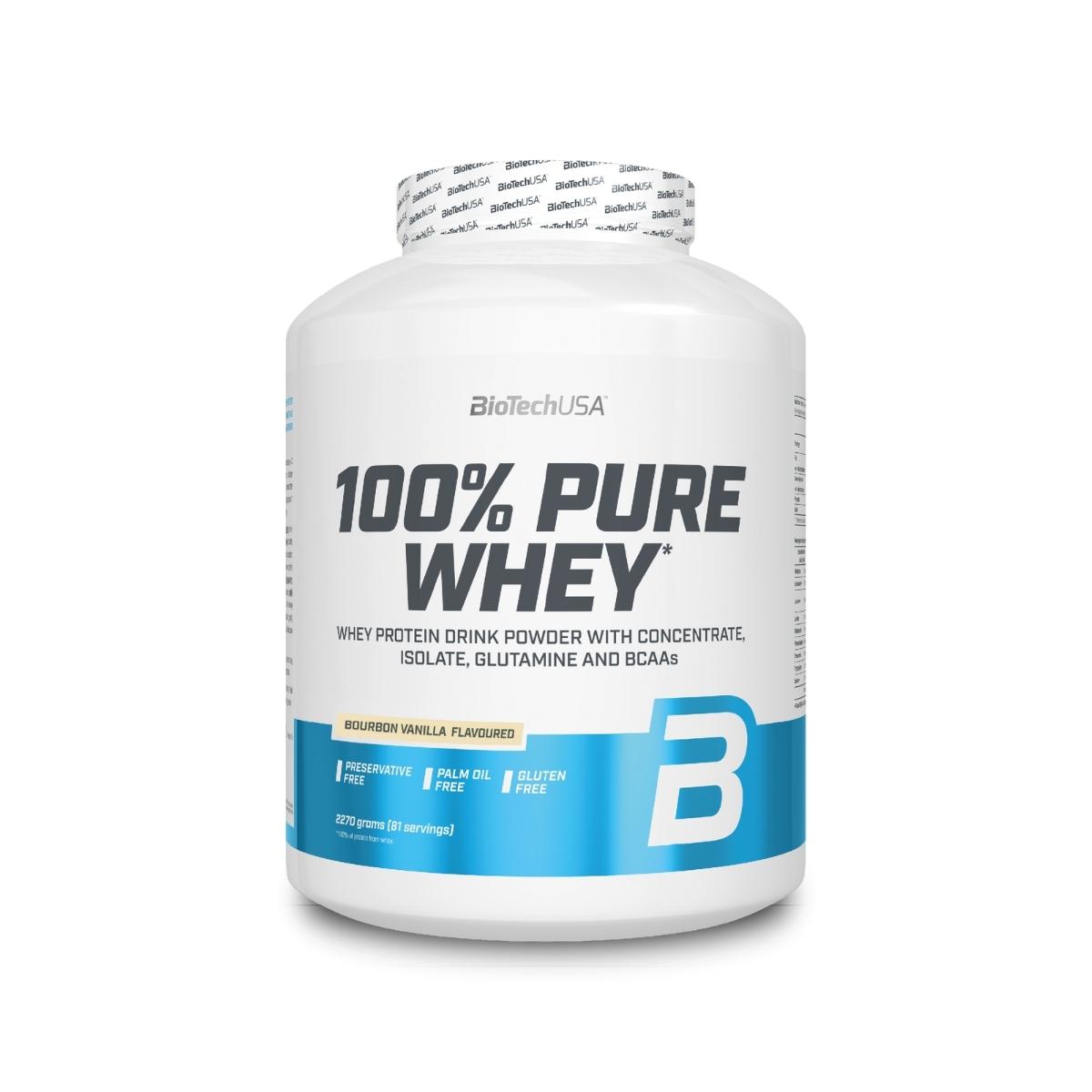 BioTechUSA 100% Pure Whey 2270g Bourbon Vanilla