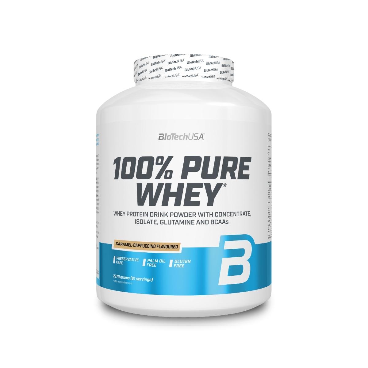 BioTechUSA 100% Pure Whey 2270g Caramel Cappuccino