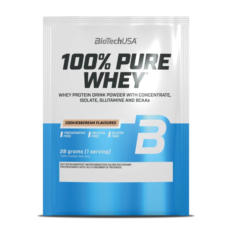 BioTechUSA 100% Pure Whey Probe, 28g Beutel Cookies&Cream