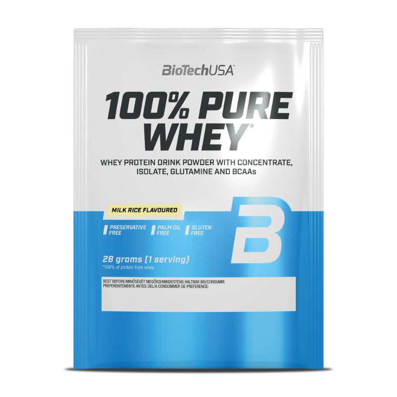 BioTechUSA 100% Pure Whey Probe, 28g Beutel Milchreis