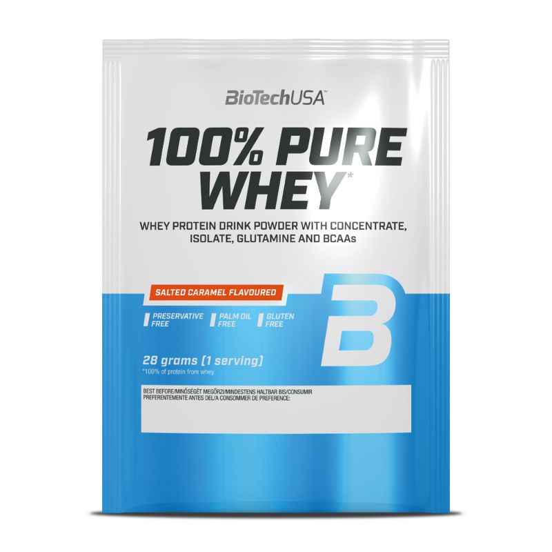 BioTechUSA 100% Pure Whey Probe, 28g Beutel Salted Caramel