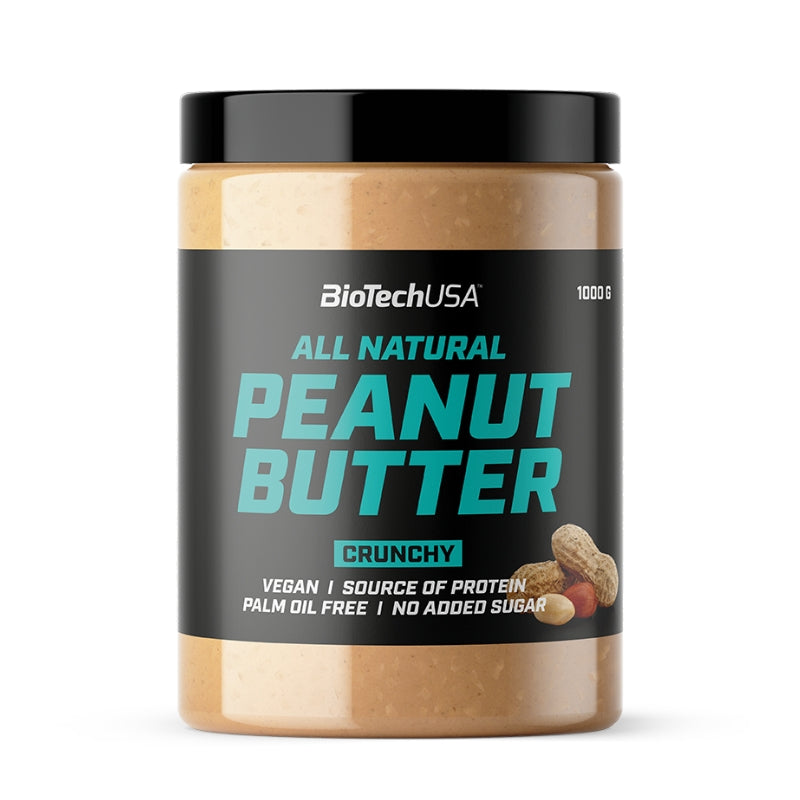 BioTechUSA All Natural Peanut Butter 1000g Crunchy