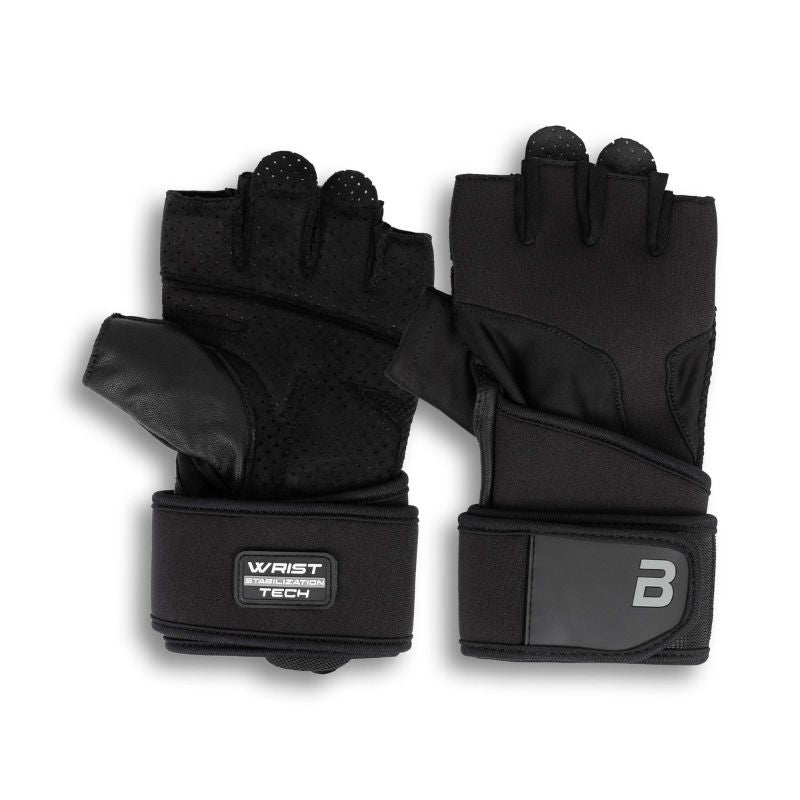 BiotechUSA Gewichtheberhandschuh Kyle, Leder, Schwarz