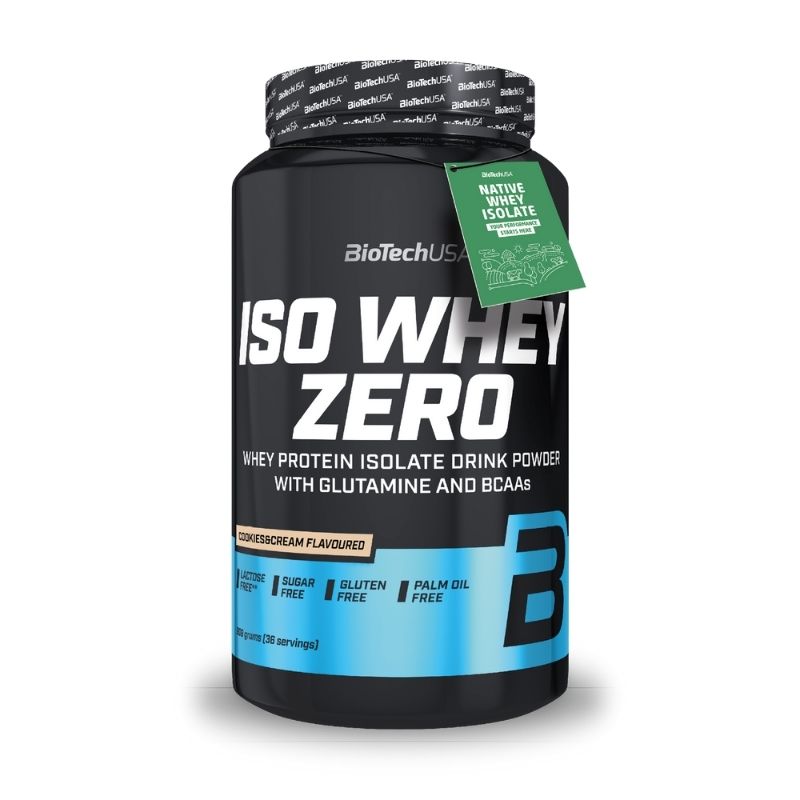 BioTechUSA Iso Whey Zero 908g Dose Cookies&Cream