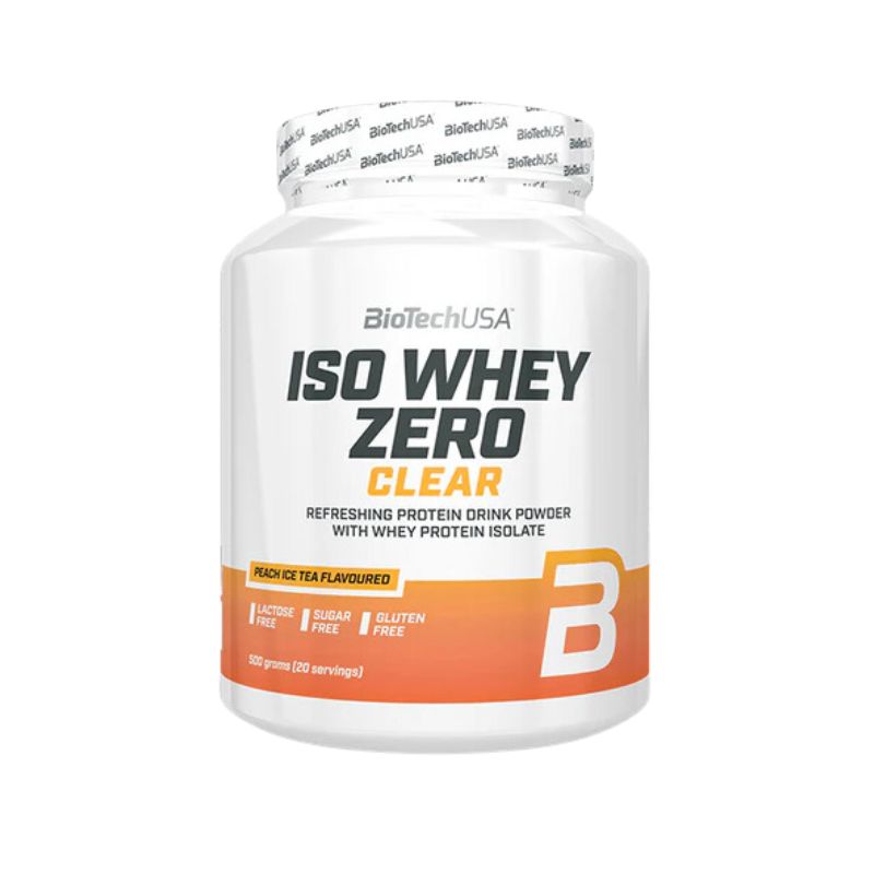 BioTechUSA Iso Whey Zero Clear 500g Ice Tea Peach