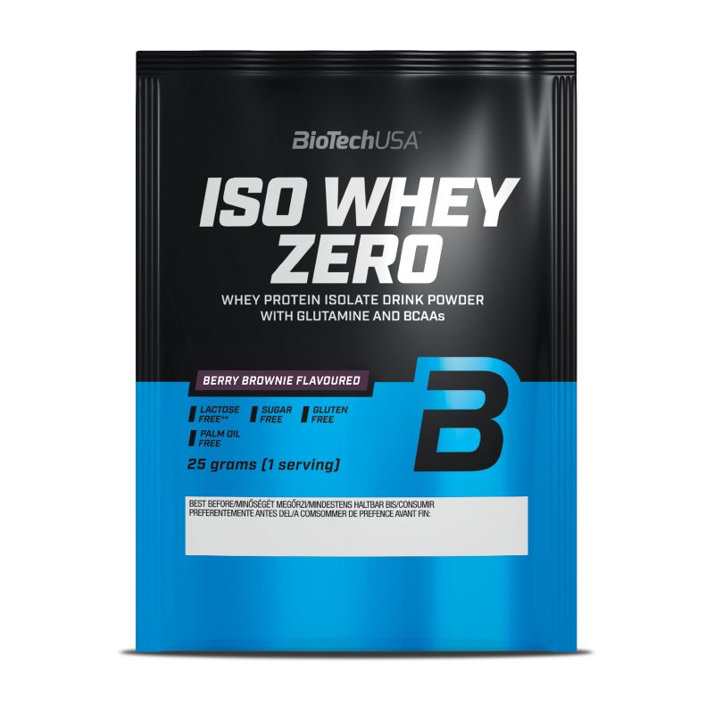 BioTechUSA Iso Whey Zero Probe, 25g Beutel Berry Brownie