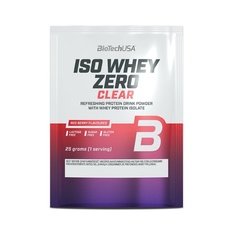BioTechUSA Iso Whey Zero Clear Probe, 25g Beutel Red Berry
