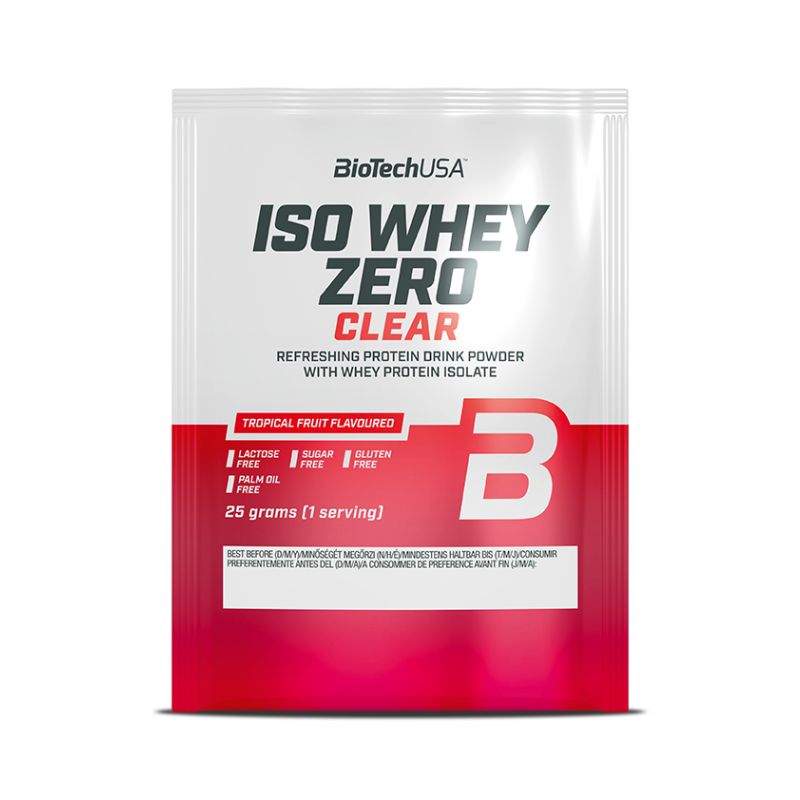 BioTechUSA Iso Whey Zero Clear Probe, 25g Beutel Tropical Fruit