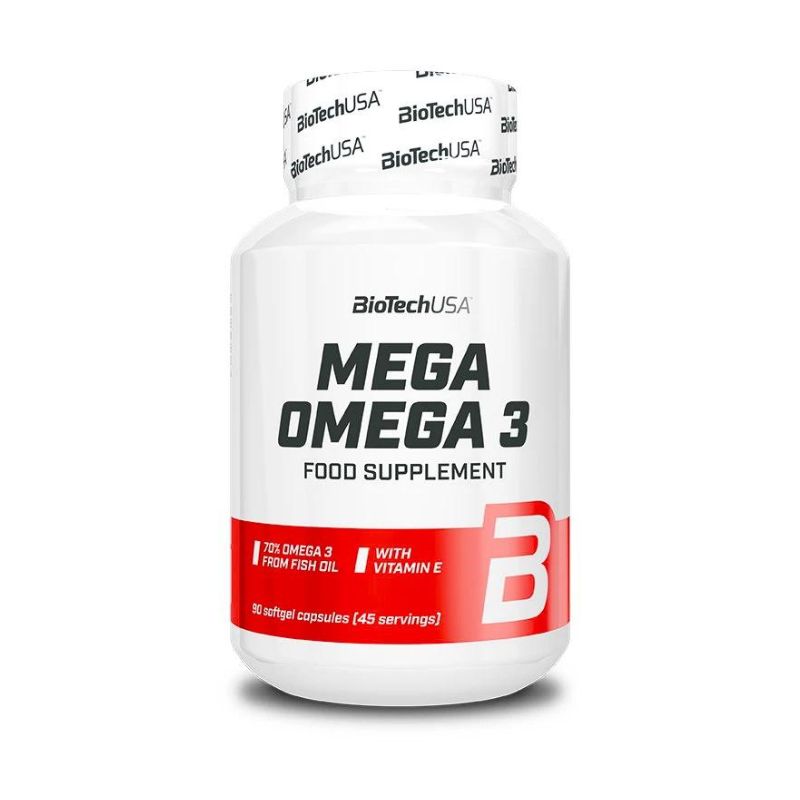 BioTechUSA Mega Omega 3 90 Kapseln