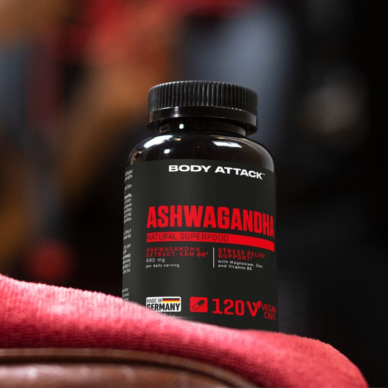 Body Attack Ashwagandha, 120 Kapseln