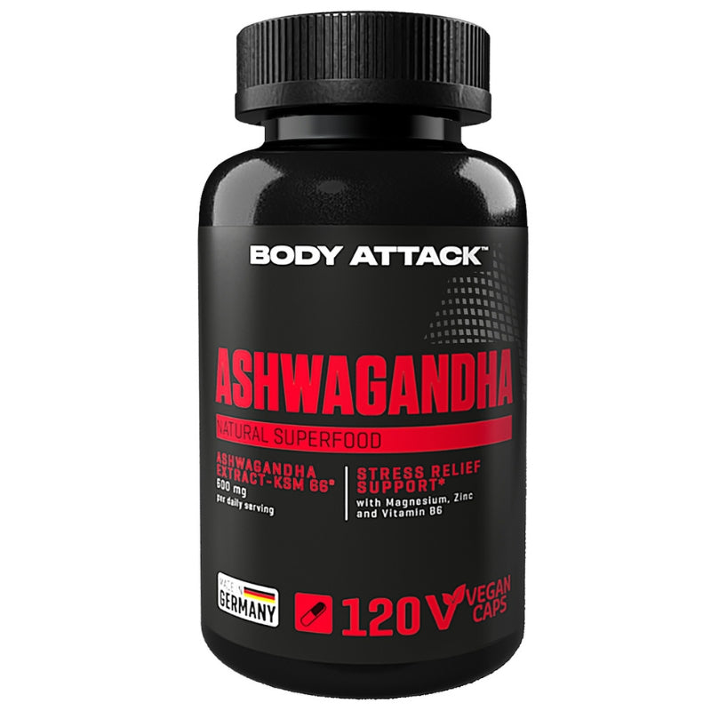 Body Attack Ashwagandha, 120 Kapseln