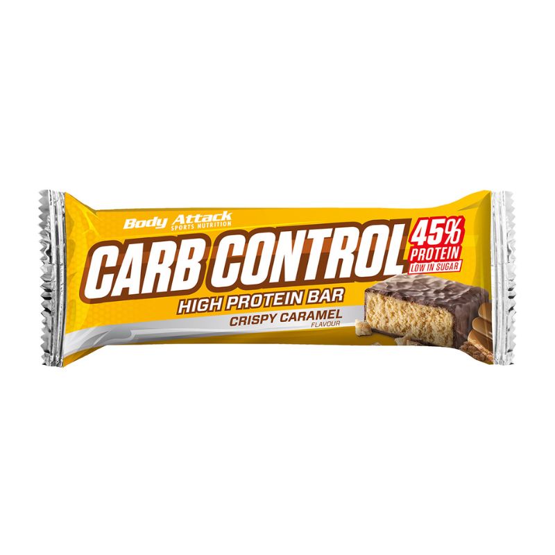 Body Attack Carb Control Proteinriegel (100g) 100 g Riegel Crispy Caramel