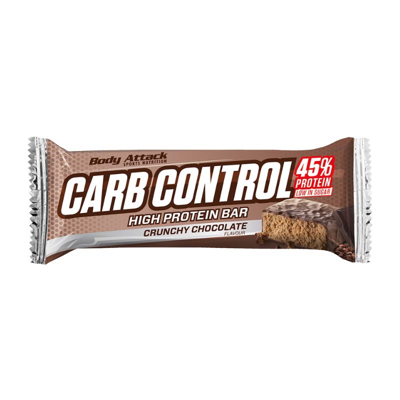 Body Attack Carb Control Proteinriegel (100g) 100 g Riegel Crunchy Chocolate