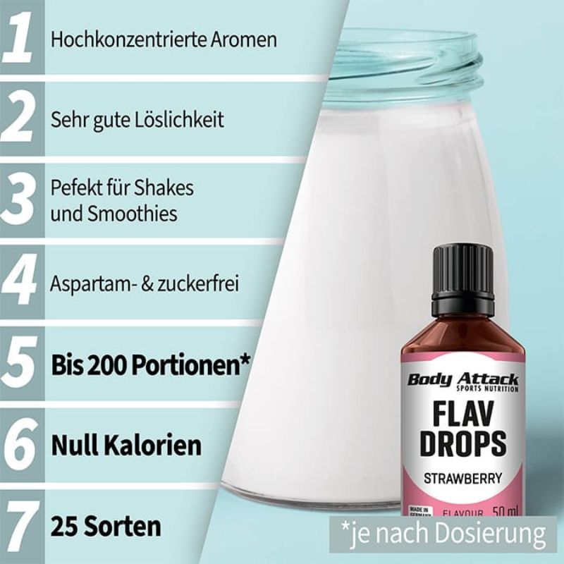Body Attack Flav Drops (50ml)