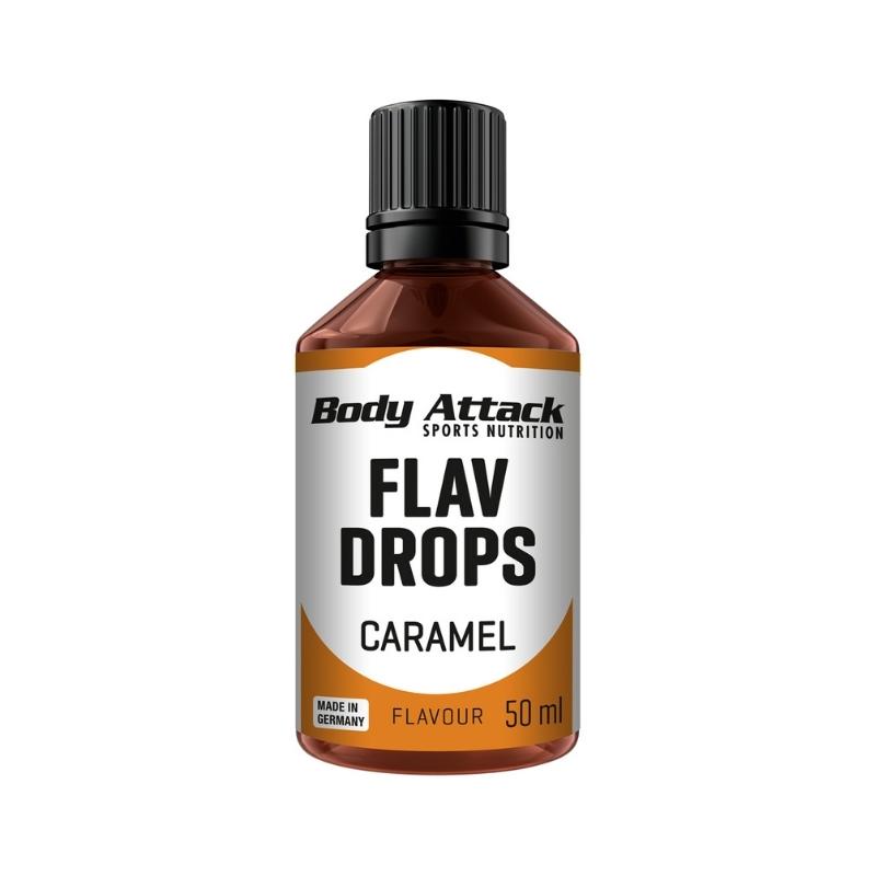Body Attack Flav Drops (50ml) Caramel