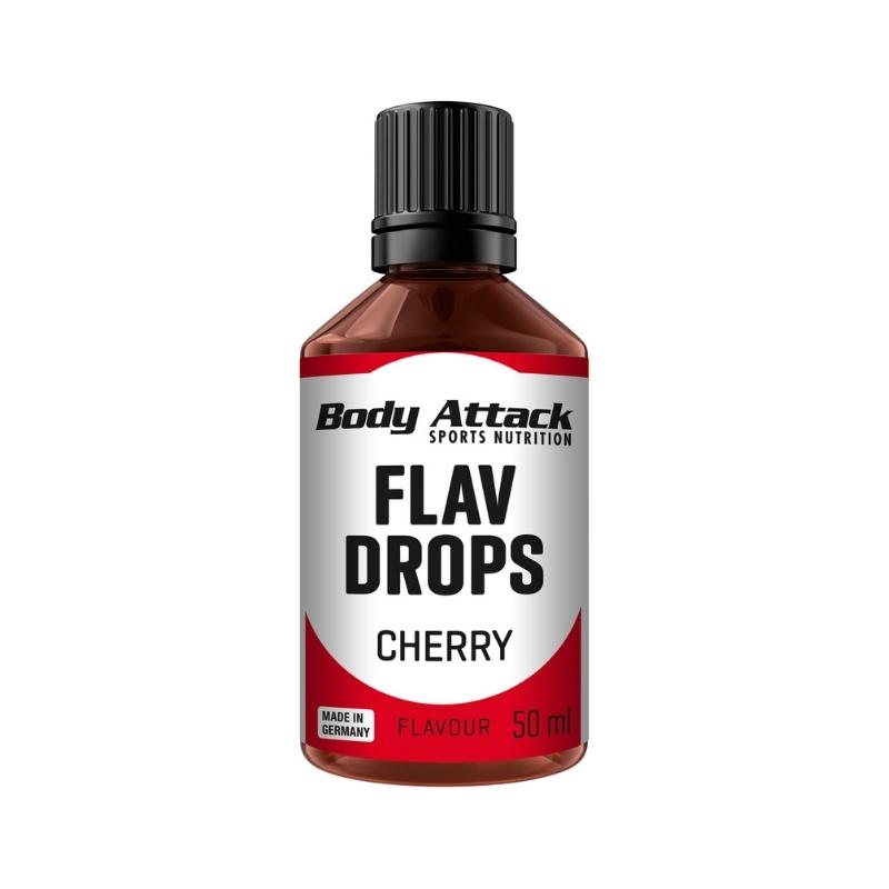 Body Attack Flav Drops (50ml) Cherry