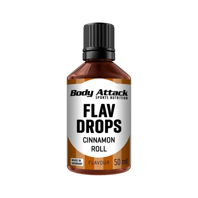 Body Attack Flav Drops (50ml) Cinnamon Roll