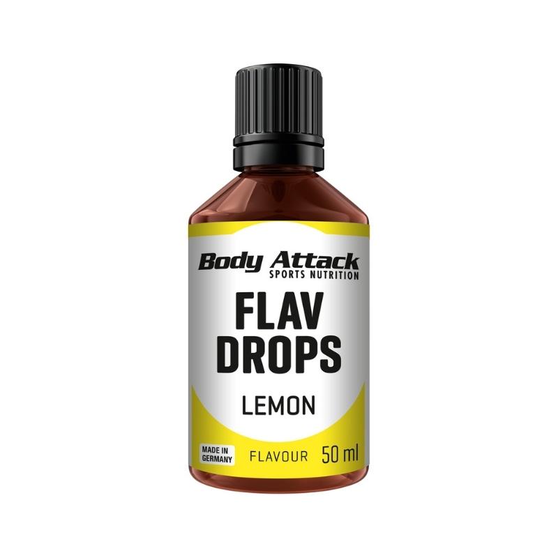 Body Attack Flav Drops (50ml) Lemon