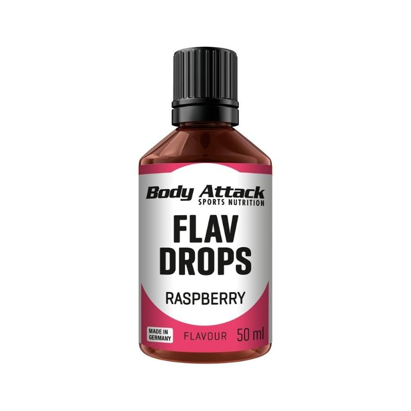 Body Attack Flav Drops (50ml) Raspberry