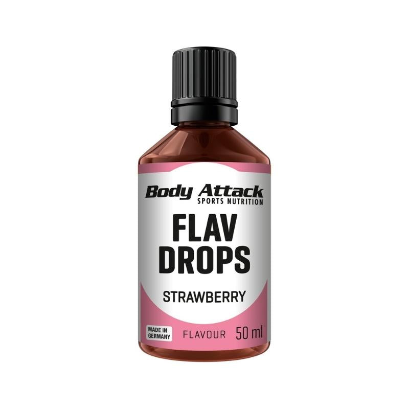 Body Attack Flav Drops (50ml) Strawberry