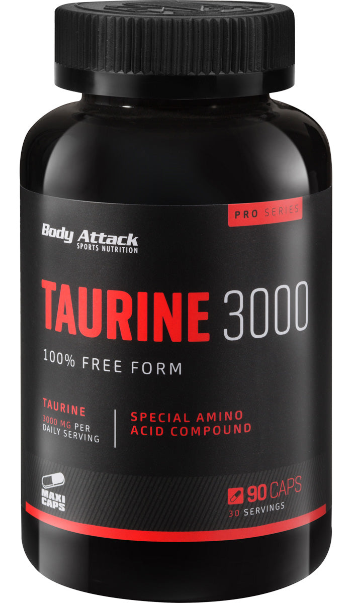 Body Attack Taurine 3000, 90 Caps