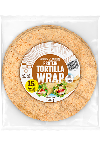 Body Attack Protein Tortilla Wraps - 280g
