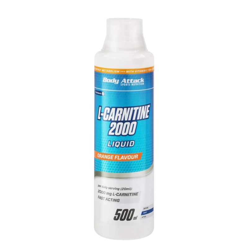 Body Attack L-Carnitine Liquid 2000 Orange 500ml