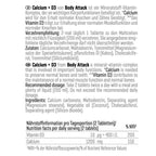 Body Attack Magnesium Calcium 250 Tabletten