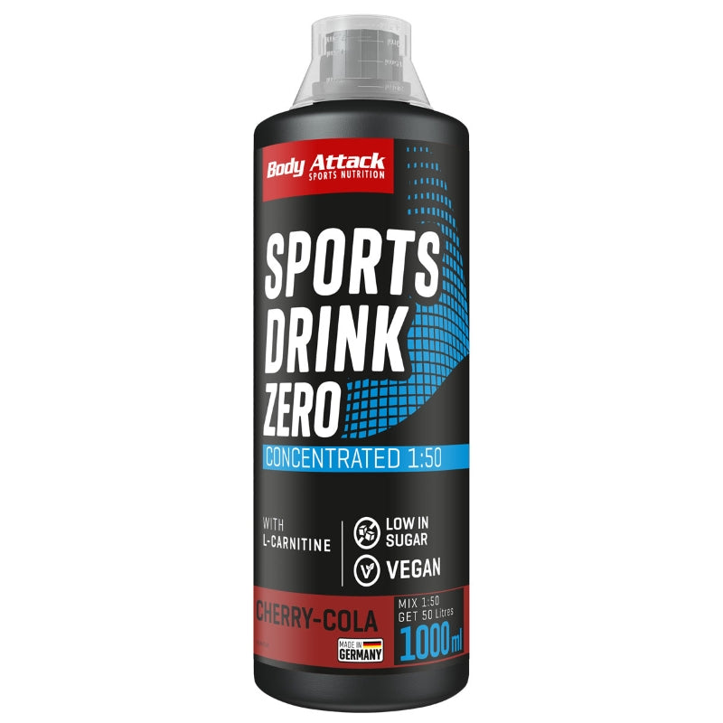 Body Attack Sports Drink Zero Cherry-Cola (MHD 01/25)