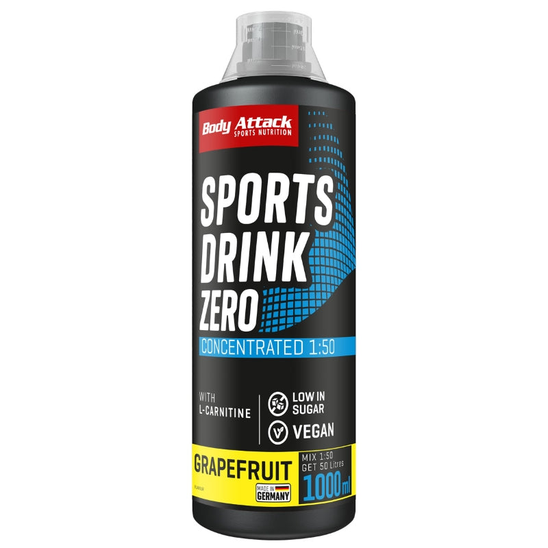 Body Attack Sports Drink Zero Grapefruit  (MHD 12/24)