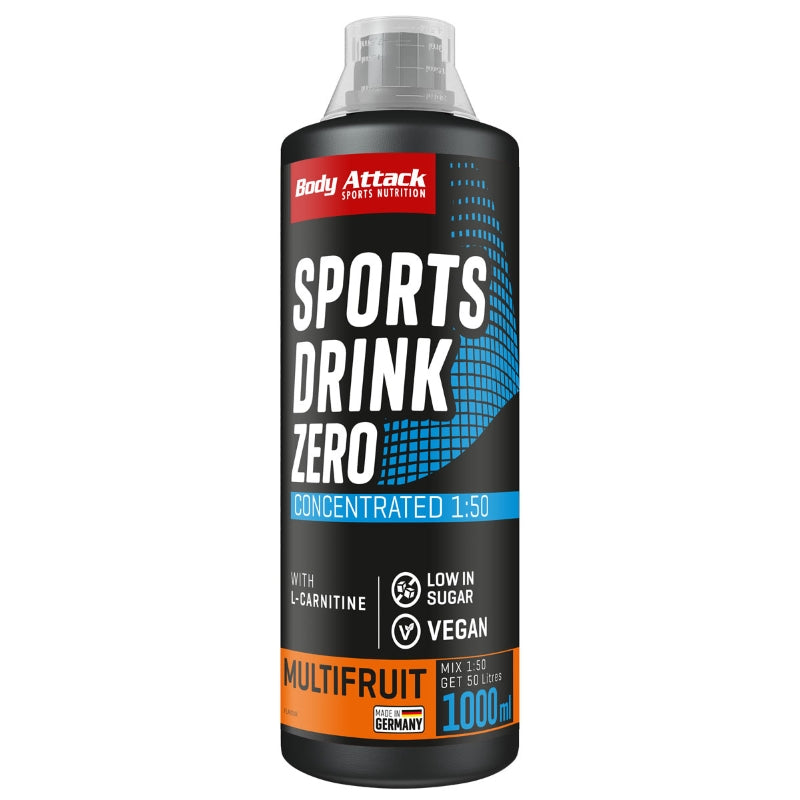 Body Attack Sports Drink Zero Multifrucht (MHD 11/24)