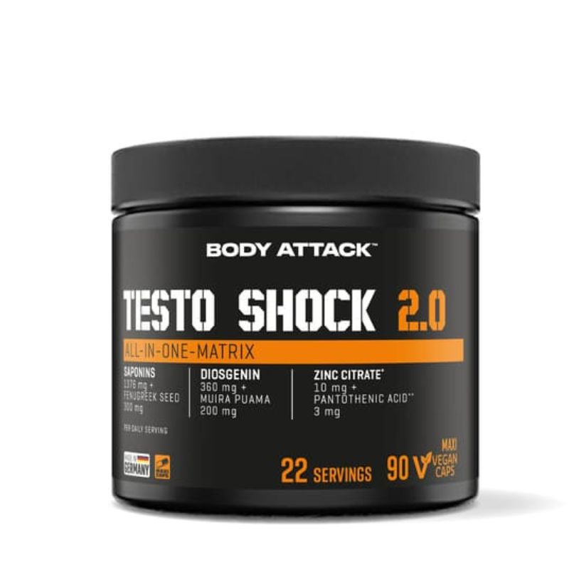 Body Attack Testo Shock 2.0 (90 Maxi Caps)