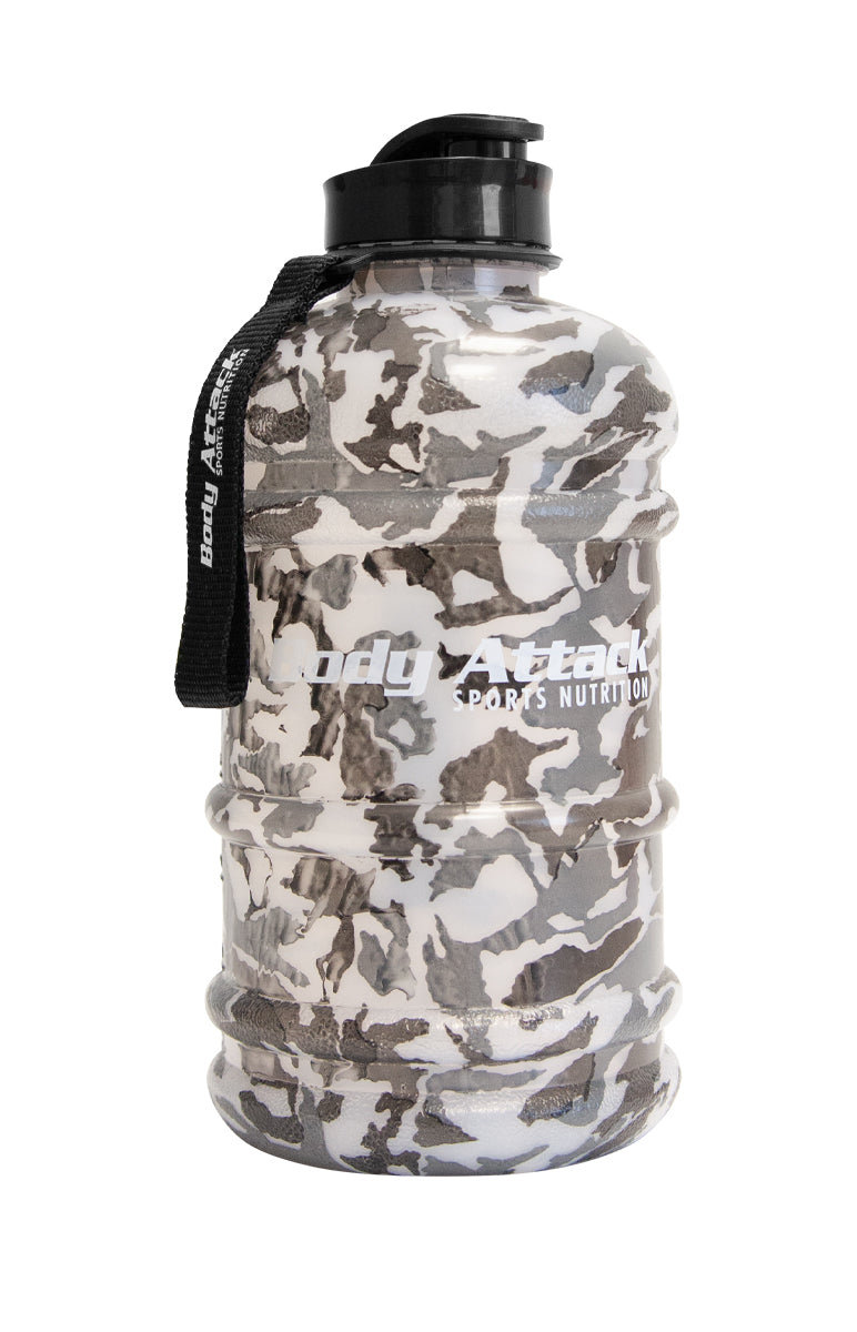 Body Attack Water Bottle XXL - 2,2 Liter Camouflage