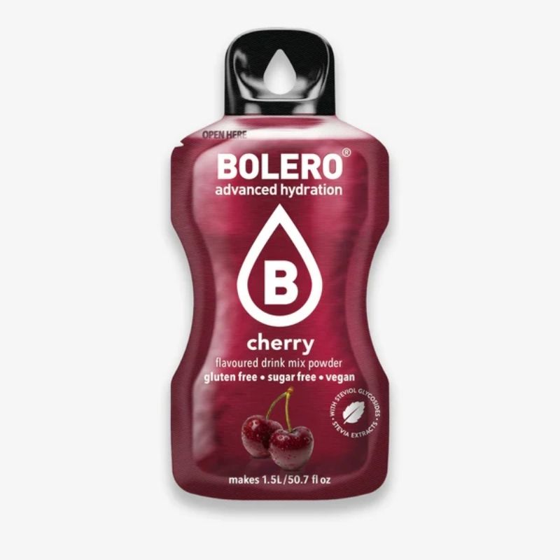 Bolero Drink GetrÃ¤nkepulver 12er BOX | 12 x 9g Cherry