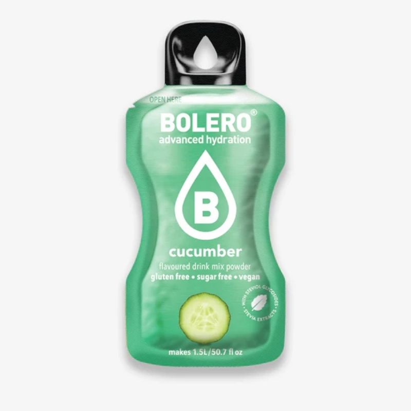 Bolero Drink GetrÃ¤nkepulver 12er BOX | 12 x 9g Cucumber