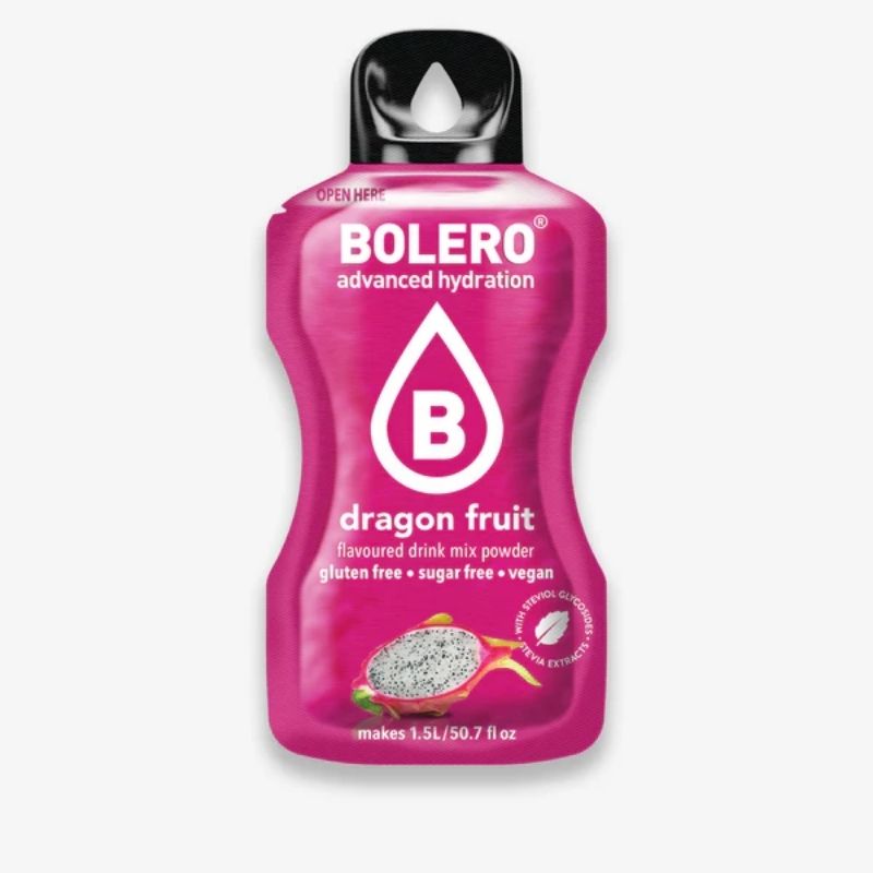 Bolero Drink GetrÃ¤nkepulver 12er BOX | 12 x 9g Dragon Fruit