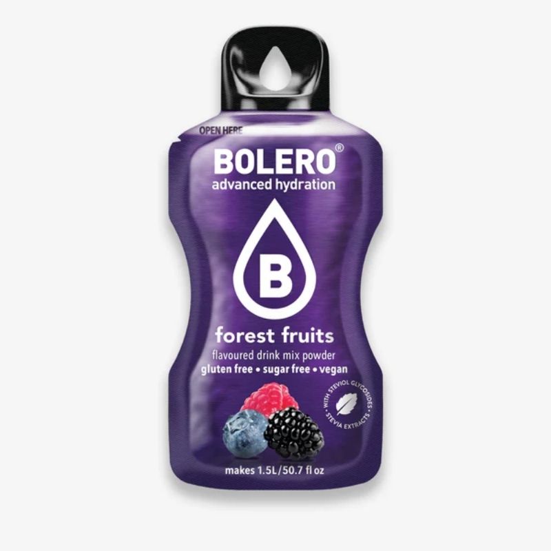 Bolero Drink GetrÃ¤nkepulver 12er BOX | 12 x 9g Forest Fruits