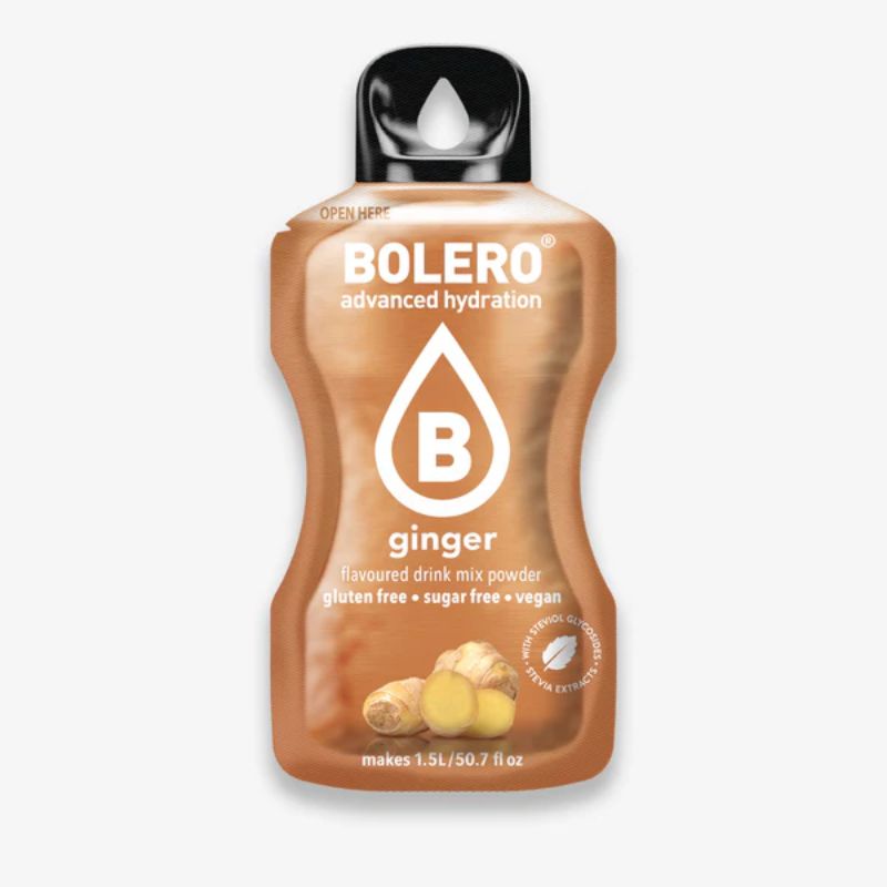 Bolero Drink GetrÃ¤nkepulver 12er BOX | 12 x 9g Ginger