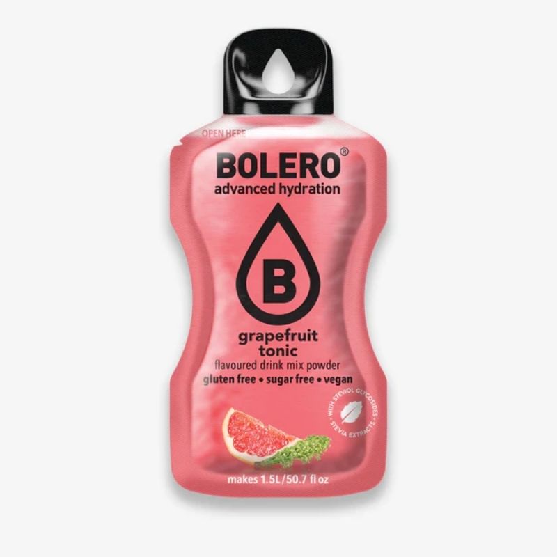 Bolero Drink GetrÃ¤nkepulver 12er BOX | 12 x 9g Grapefruit Tonic