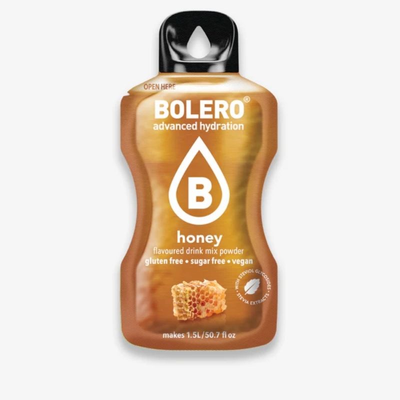 Bolero Drink GetrÃ¤nkepulver 12er BOX | 12 x 9g Honey