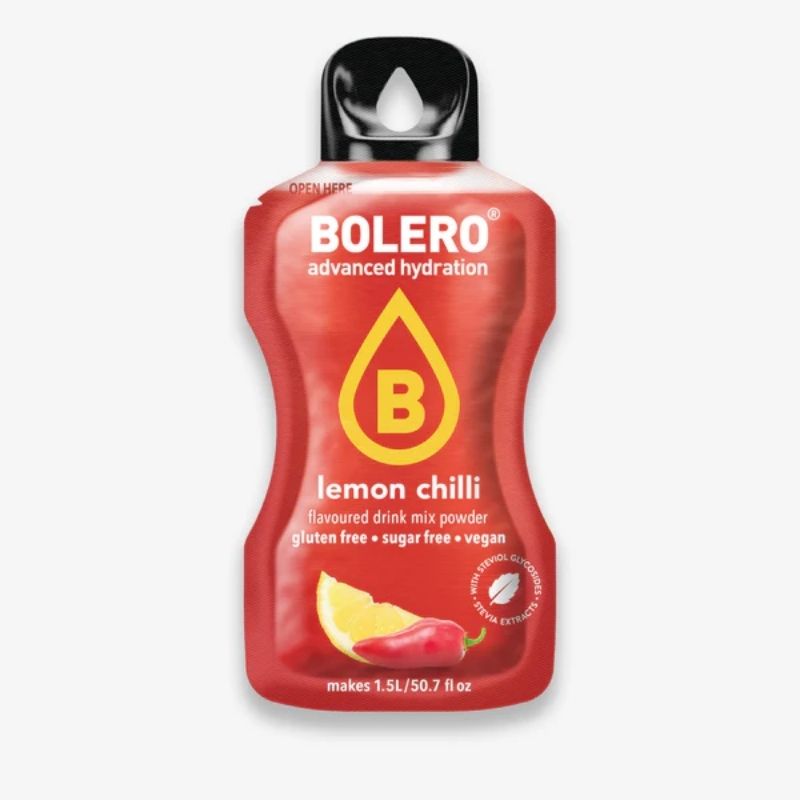 Bolero Drink GetrÃ¤nkepulver 12er BOX | 12 x 9g Lemon Chilli