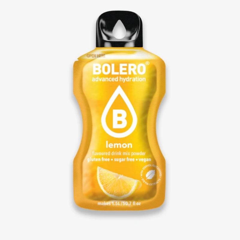 Bolero Drink GetrÃ¤nkepulver 12er BOX | 12 x 9g Lemon